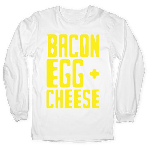 Bacon Egg + Cheese BOP Parody Longsleeve Tee