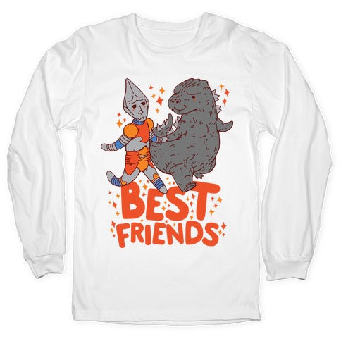 Best Friends Jet Jaguar & Godzilla Longsleeve Tee