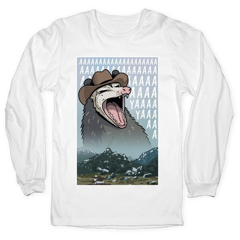 Big Enough Possum  Longsleeve Tee