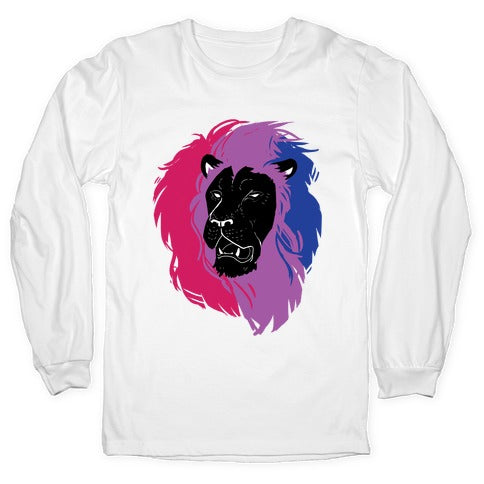 Bisexual Lion Pride Longsleeve Tee