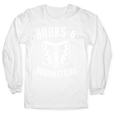 Books And Broomsticks Longsleeve Tee