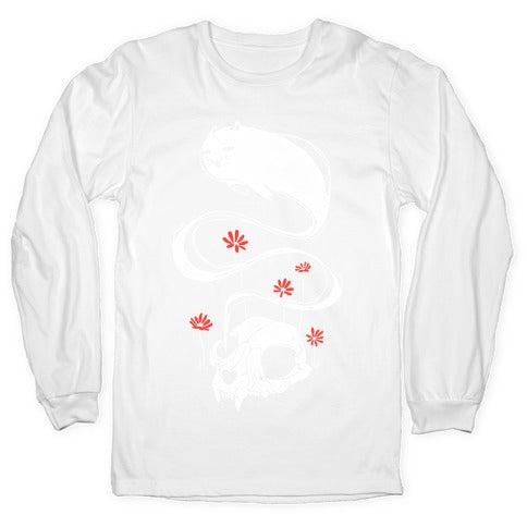 Cat Ghost Longsleeve Tee