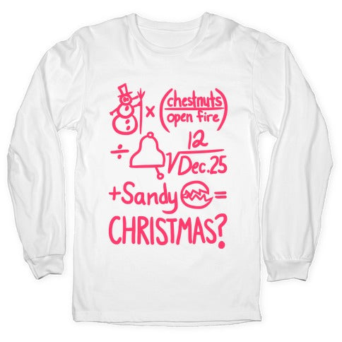 Christmas Equation Longsleeve Tee