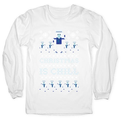 Christmas Is Chill Snow Miser Longsleeve Tee