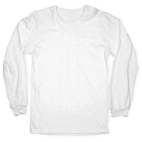 Cool Kids Love Cats Longsleeve Tee