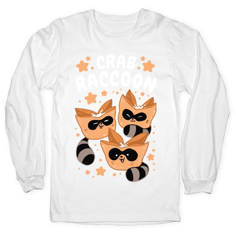 Crab Raccoon Longsleeve Tee