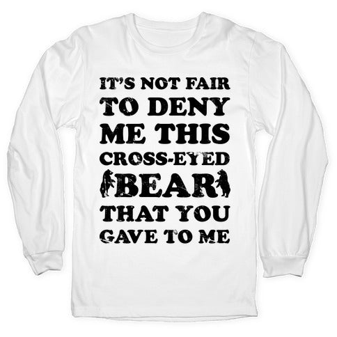 Cross-Eyed Bear Longsleeve Tee