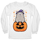 Cute Halloween Alpaca Longsleeve Tee
