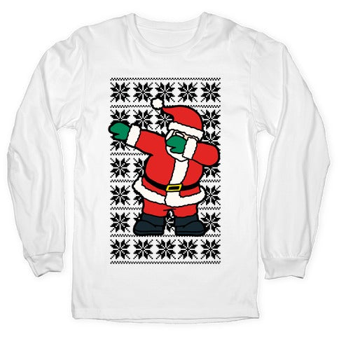 Dabbing Santa Longsleeve Tee