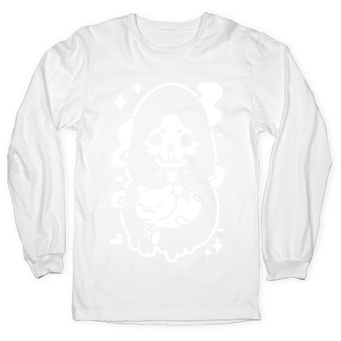 Death and Kitty Longsleeve Tee