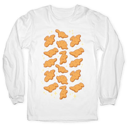 Dino Nuggies Pattern Longsleeve Tee