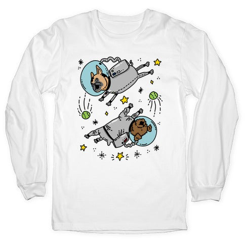 Dogs In Space Longsleeve Tee