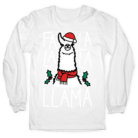 Falalala Llama Longsleeve Tee