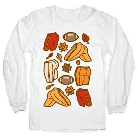 Fall Football Butts  Longsleeve Tee