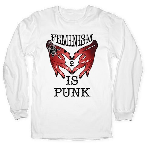 Feminism Is Punk Longsleeve Tee