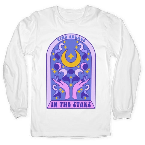 Find Solace In The Stars Longsleeve Tee