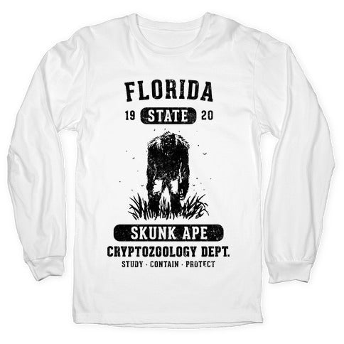 Florida Skunk Ape Cryptozoology Longsleeve Tee