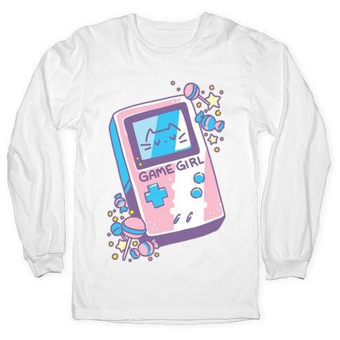 Game Girl - Trans Pride Longsleeve Tee