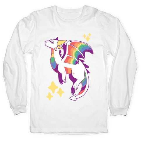 Gay Pride Dragon Longsleeve Tee