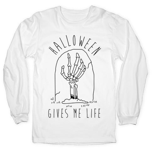 Halloween Gives Me Life Longsleeve Tee