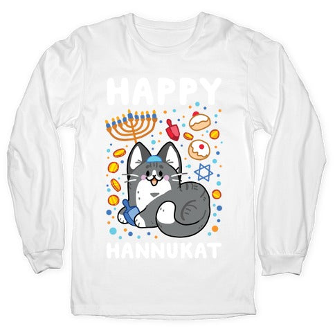 Happy Hannukat Longsleeve Tee