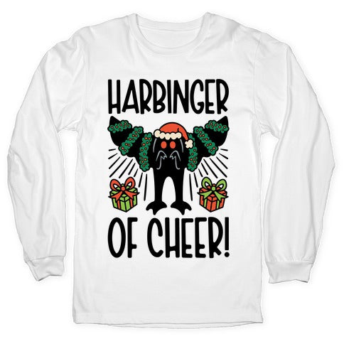 Harbinger of Cheer Mothman Parody Longsleeve Tee