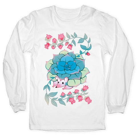 Hedgehog Succulent Longsleeve Tee