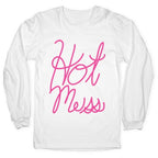 Hot Mess (Script) Longsleeve Tee