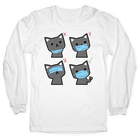 How To Wear A Mask Longsleeve Tee