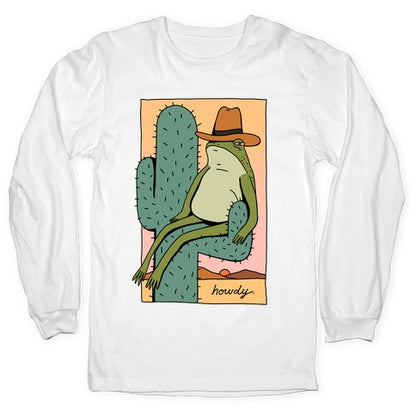 Howdy Frog Cowboy Longsleeve Tee