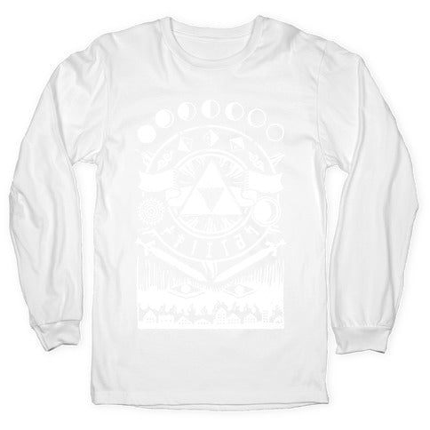 Hyrule Occult Symbols Longsleeve Tee