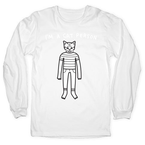 I'm A Cat Person Longsleeve Tee
