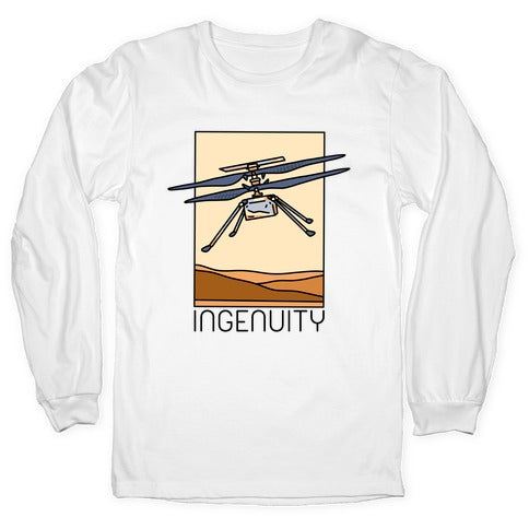 Ingenuity Mars Helicopter Longsleeve Tee