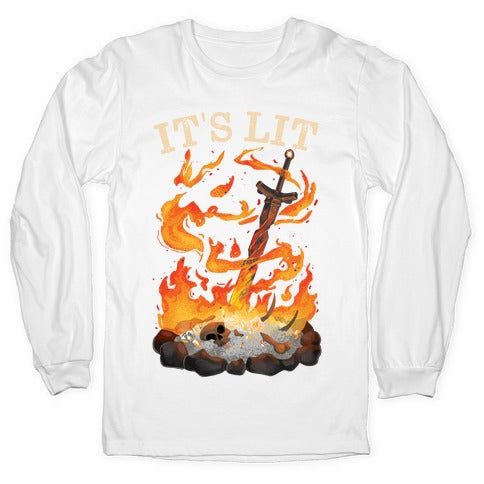 It's Lit Bonfire Longsleeve Tee