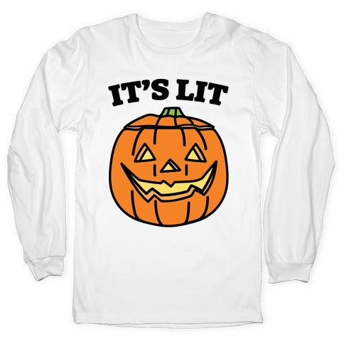 It's Lit Jack O' Lantern Longsleeve Tee