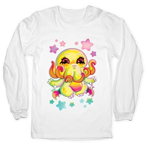 Kawaii Cthulhu Longsleeve Tee