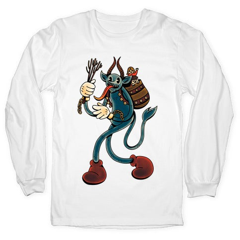 Krampus Cartoon Longsleeve Tee