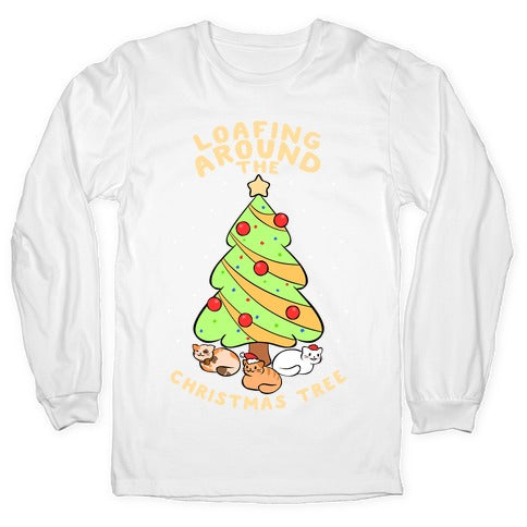 Loafing Around The Christmas Tree Longsleeve Tee