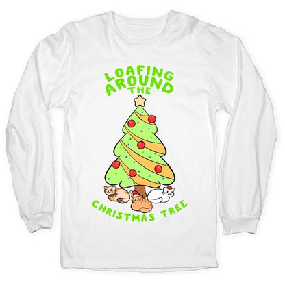 Loafing Around The Christmas Tree Longsleeve Tee