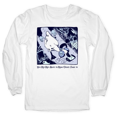 Lofi Hip Hop Goose  Longsleeve Tee