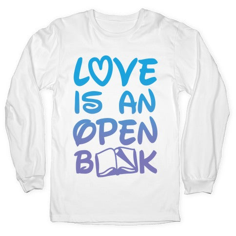 Love Is An Open Book Longsleeve Tee