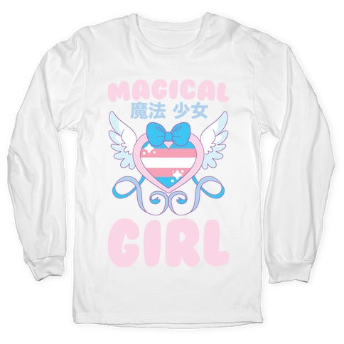 Magical Girl - Trans Pride Longsleeve Tee