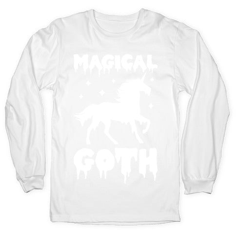 Magical Goth Unicorn Longsleeve Tee