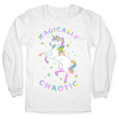 Magically Chaotic Unicorn Longsleeve Tee