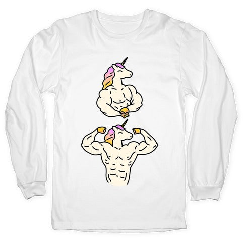 Majestic Buff Unicorn Longsleeve Tee