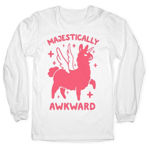 Majestically Awkward Llamicorn Longsleeve Tee