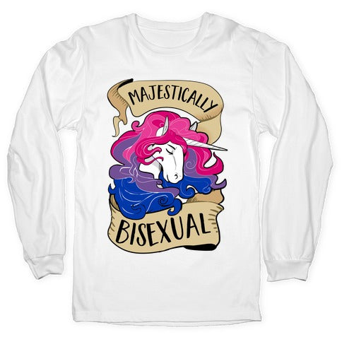 Majestically Bisexual Longsleeve Tee