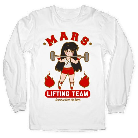 Mars Lifting Team Parody Longsleeve Tee
