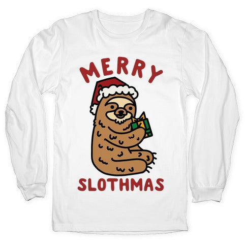 Merry Slothmas Longsleeve Tee