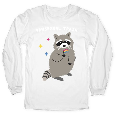 Pansexual Trash Raccoon Longsleeve Tee